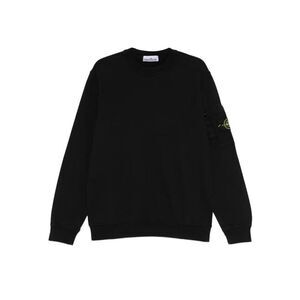 Stone Island Men Regular Fit Crewneck Midweight Sweatshirt With Pocket